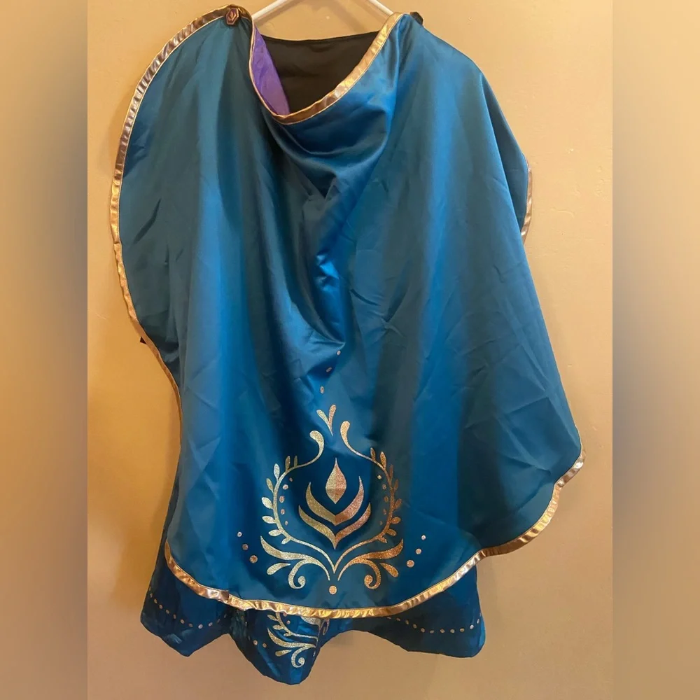 Disney Store Anna Dress Frozen II size 7/8 with cape